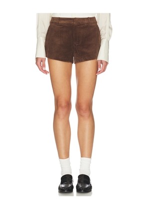 Nakedvice The Jude Cord Short in Brown. Size L. Also in XS, S, M.