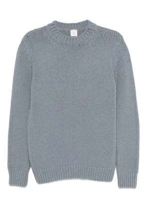 Eleventy crew-neck wool sweater - Blue