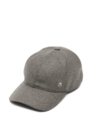 Corneliani logo-motif baseball cap - Grey