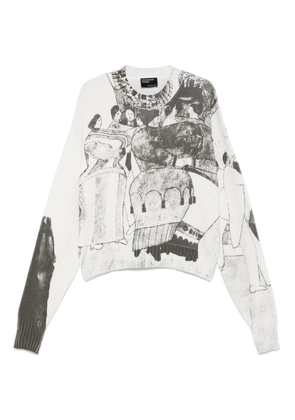 Enfants Riches Déprimés crew-neck sweater - White