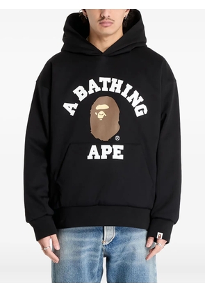A BATHING APE® College logo-print hoodie - Black