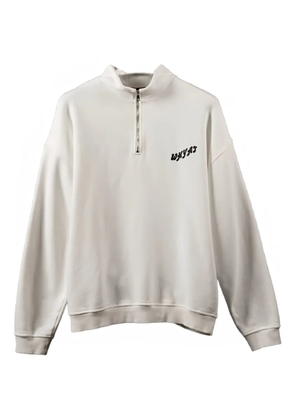 WHYAT Monte-Carlo half-zip sweatshirt - White