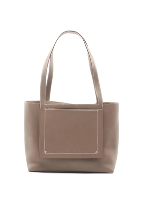 Hermès Pre-Owned 2021 31 Cabaseri leather shoulder bag - Neutrals
