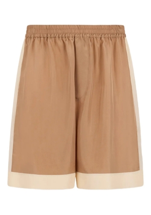 DSQUARED2 logo-patch logo shorts - Brown