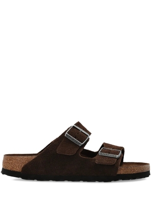 Birkenstock Arizona suede buckle sandals - Brown