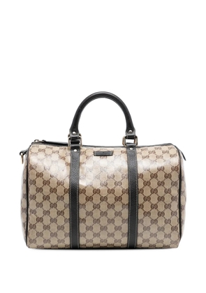Gucci Pre-Owned 2016-2025 Medium GG Crystal Joy boston bag - Brown