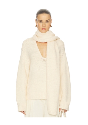 L'Academie By Marianna Kindall Scarf in Beige.
