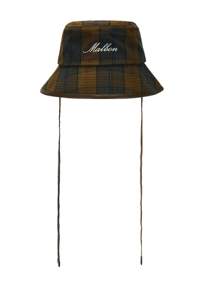 Malbon Golf Jil Bucket Hat in Green. Size L/XL. Also in S/M.
