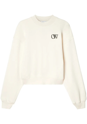 Off-White OW-print cotton sweatshirt