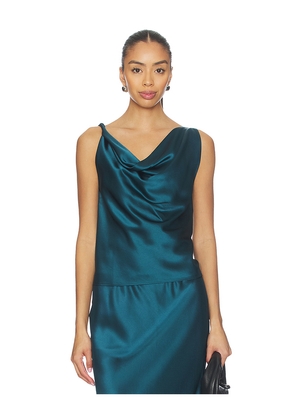 LESET Barb Shell Top in Teal. Size L. Also in M, S, XS.