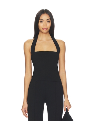 LESET Rio Halter Top II in Black. Size L. Also in M, S, XS.