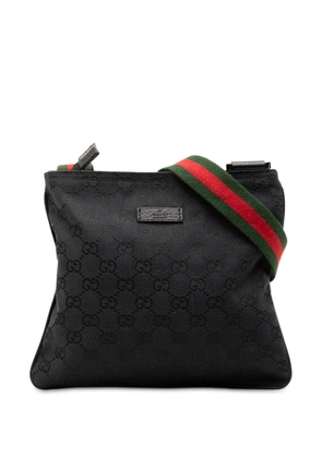 Gucci Pre-Owned 2000-2015 GG Canvas Web crossbody bag - Black