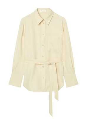 Marc O'Polo belted button-up shirt - Neutrals