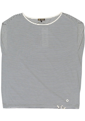 Loro Piana striped cashmere vest - White