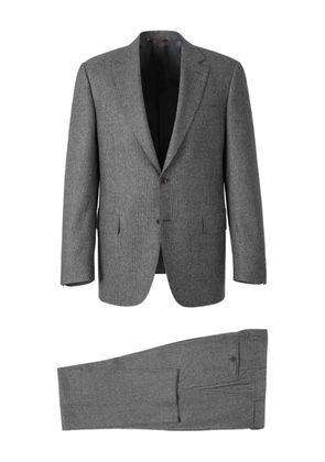 Canali notched-lapel single-breasted suit - Grey