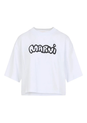 Marni logo T-shirt - White
