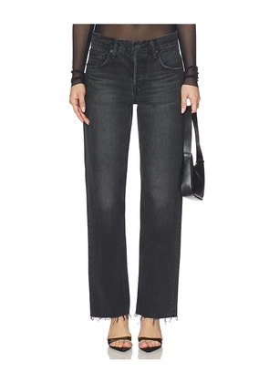 Moussy Vintage Glencoe Straight Low Jeans in Black. Size 23. Also in 24, 26, 27, 28, 29, 30, 32.