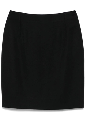Versace Pre-Owned 2000s wool mini skirt - Black