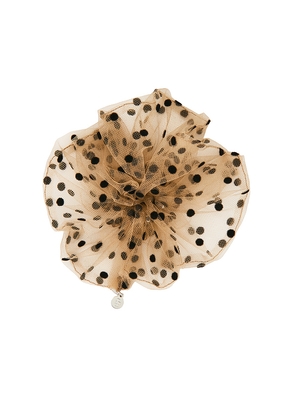 LELET NY Juliette Scrunchie in Ivory.