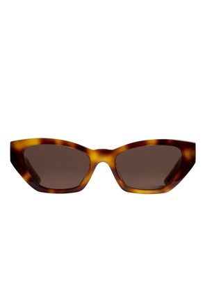 KHAITE geometric sunglasses - Brown