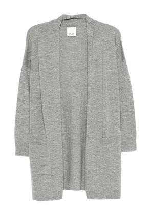 Allude patch-pocket open-front cardigan - Grey