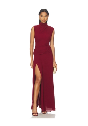 L'Academie by Marianna Amouage Gown in Wine. Size M. Also in S, XL, XS, XXS.