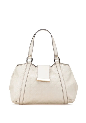 Gucci Pre-Owned 2000-2015 Guccissima New Ladies tote bag - White