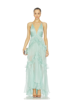 Maria Lucia Hohan Yarinna Dress in Green. Size 34/2. Also in 38/6, 40/8.