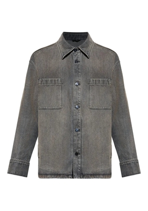 FENDI Pocket cotton jacket - Grey