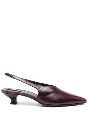 ALOHAS 40mm slingback pointed-toe heeled pumps - Red
