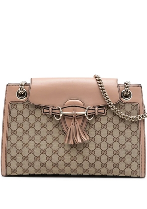 Gucci Pre-Owned 2016-2025 Large GG Canvas Emily shoulder bag - Brown