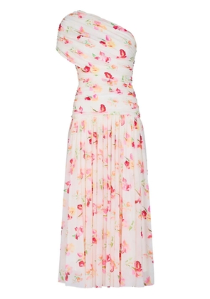 Nicholas Gaia one-shoulder midi dress - White