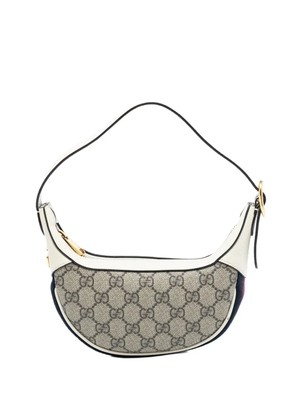 Gucci Pre-Owned 2016-2025 Mini GG Supreme Web Ophidia shoulder bag - Brown