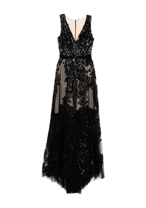 Saiid Kobeisy embroidered maxi dress - Black