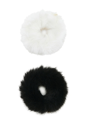 Lele Sadoughi Mountain Scrunchie Set in Multi.