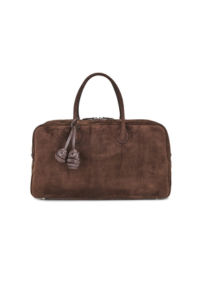 Magda Butrym Large Brigitte Bag in Brown.