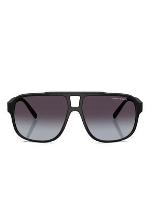 Armani Exchange pilot-frame sunglasses - Black