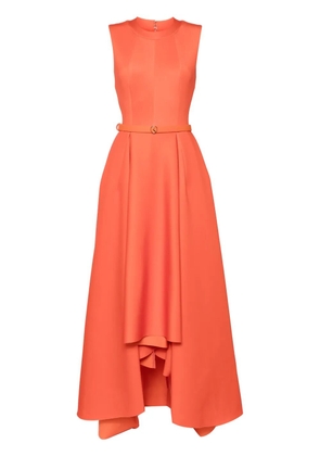 Saiid Kobeisy neoprene high-low gown - Orange