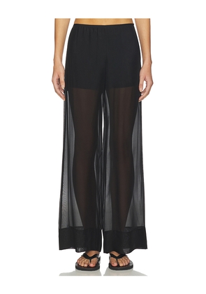 La Ligne Sheer Colby Pant in Black. Size 10. Also in 4, 6.