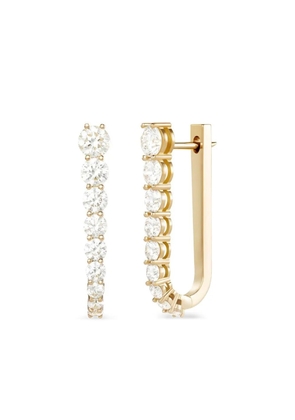 Melissa Kaye 18K yellow gold Aria diamond earrings