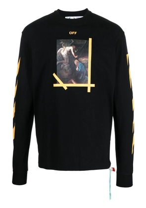 Off-White Caravaggio painting cotton T-shirt - Black