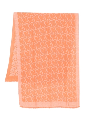 Billionaire logo-print scarf - Orange