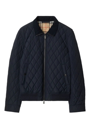 Burberry quilted bomber jacket - Blue