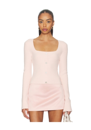 MAJORELLE Malika Sweater in Blush. Size L. Also in S, XL, XS.