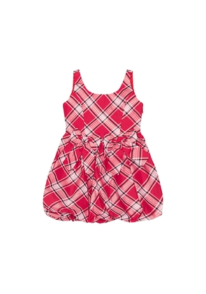 LoveShackFancy Kids Mini Tima Dress in Red. Size 3. Also in 4, 5.