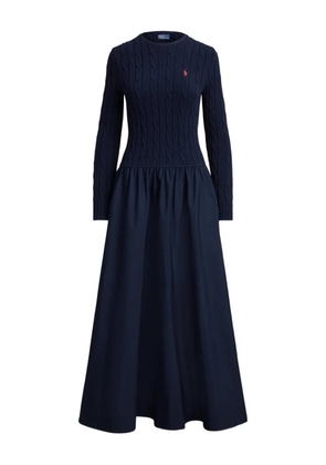 Polo Ralph Lauren cable-knit maxi dress - Blue