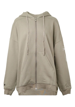 Rick Owens X Champion x Champion Jumbo zip hoodie - Brown