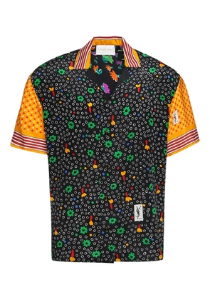 J. Logan Home The Maison Thibault printed shirt - Black