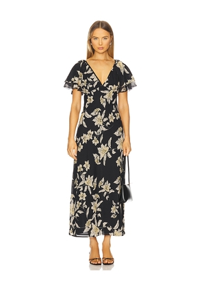 LSPACE Lover Maxi Dress in Black. Size L. Also in S, XS, M.