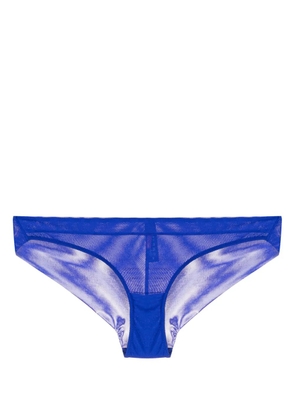 Maison Close Corps à Corps Neon low-rise briefs - Blue
